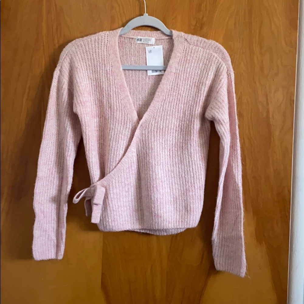 Girls Tie-front Sweater